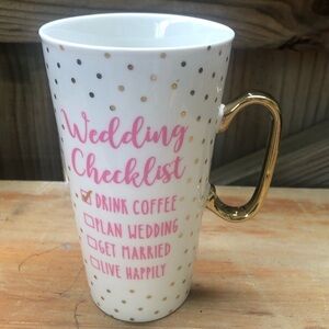 Bride’s Wedding Checklist Coffee Mug by Tri-Coastal Design For David’s Bridal